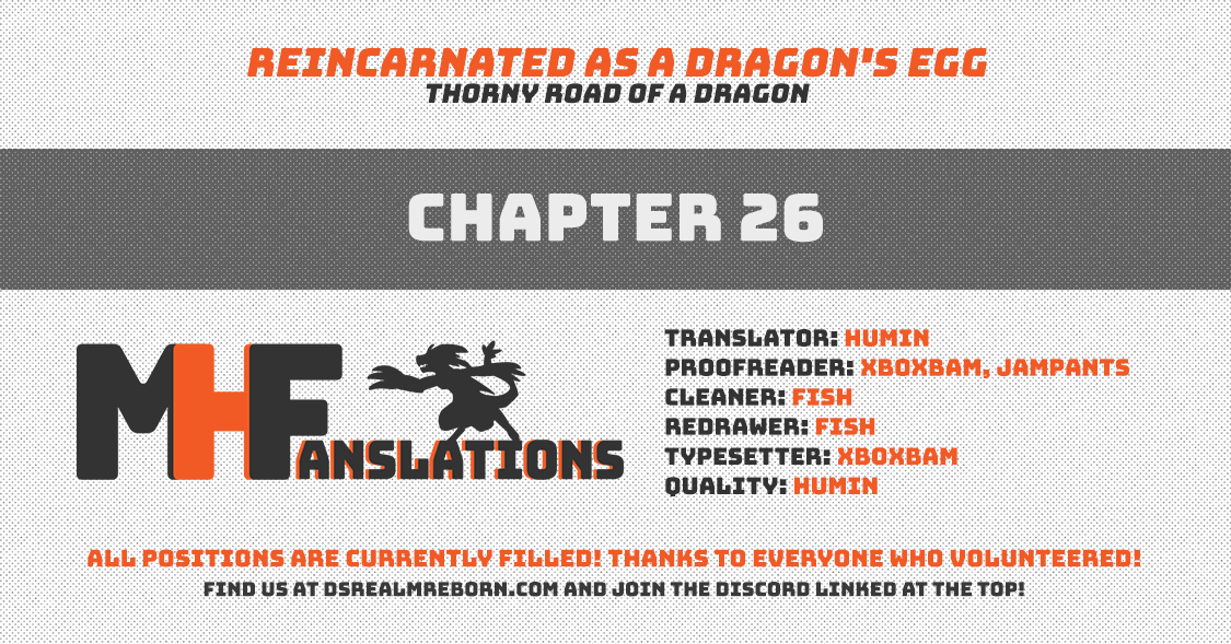 Reincarnated as a Dragon's Egg - Thorny Road of a Dragon chapter 26 - page 1