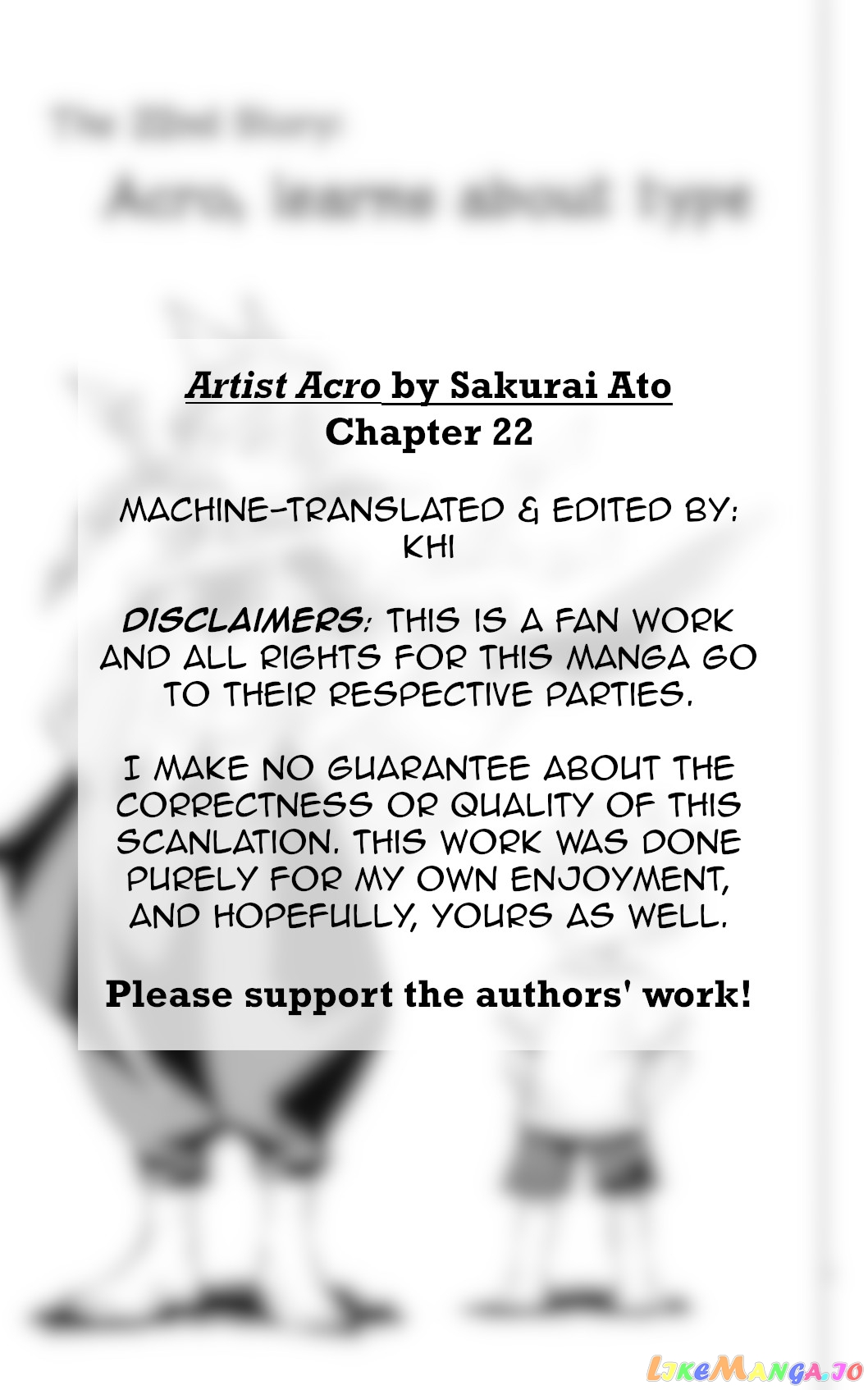 Artist Acro chapter 22 - page 2