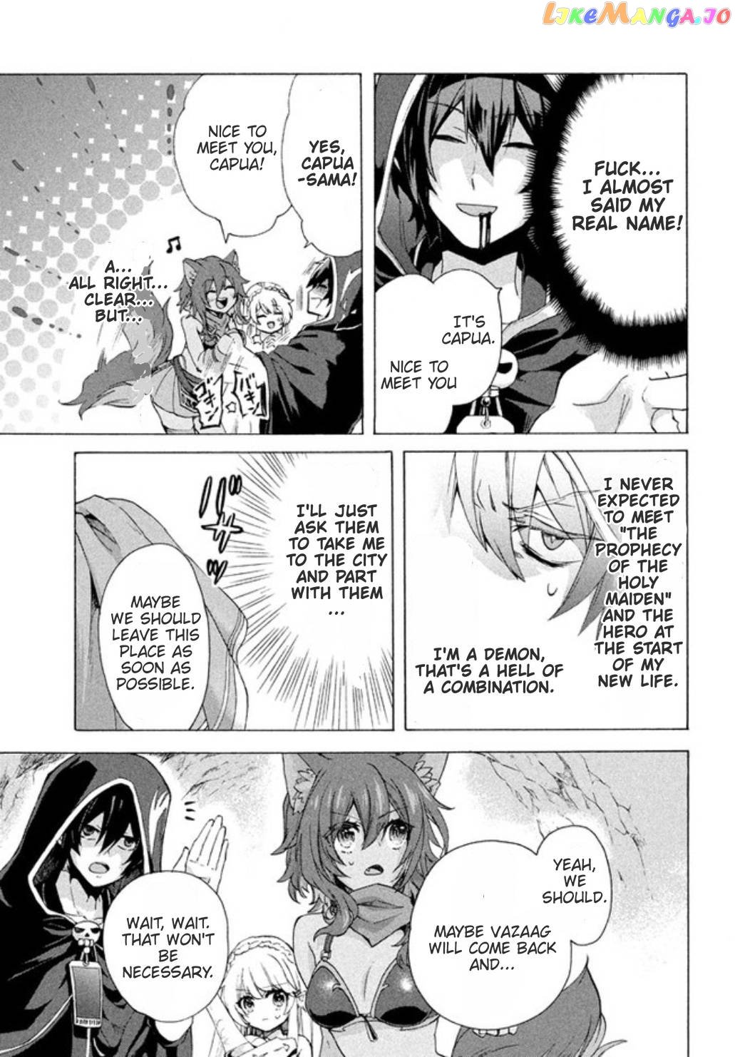 "Kukuku ....... He is the weakest of the Four Heavenly Kings." I was dismissed from my job, but somehow I became the master of a hero and a holy maiden. chapter 2.1 - page 9