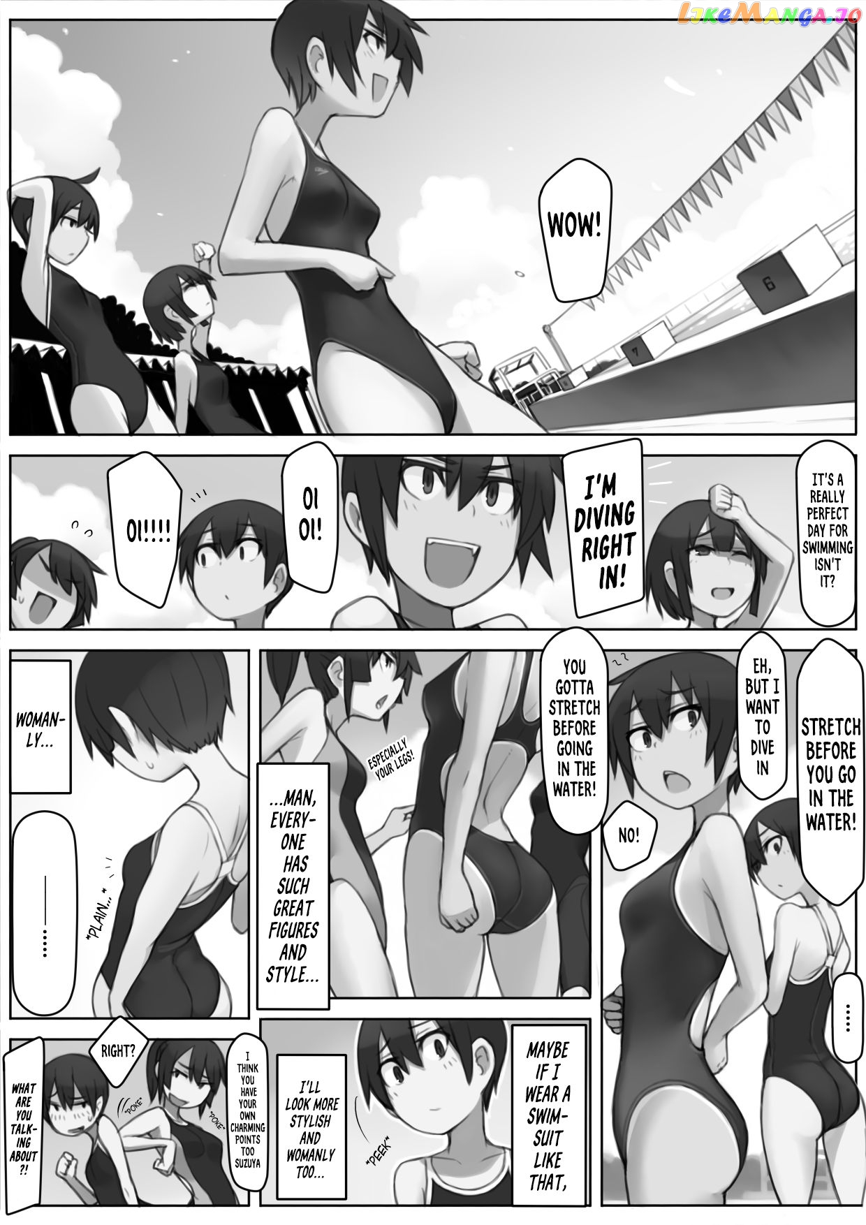 Kuronami-san of the Swimming Club chapter 1 - page 6