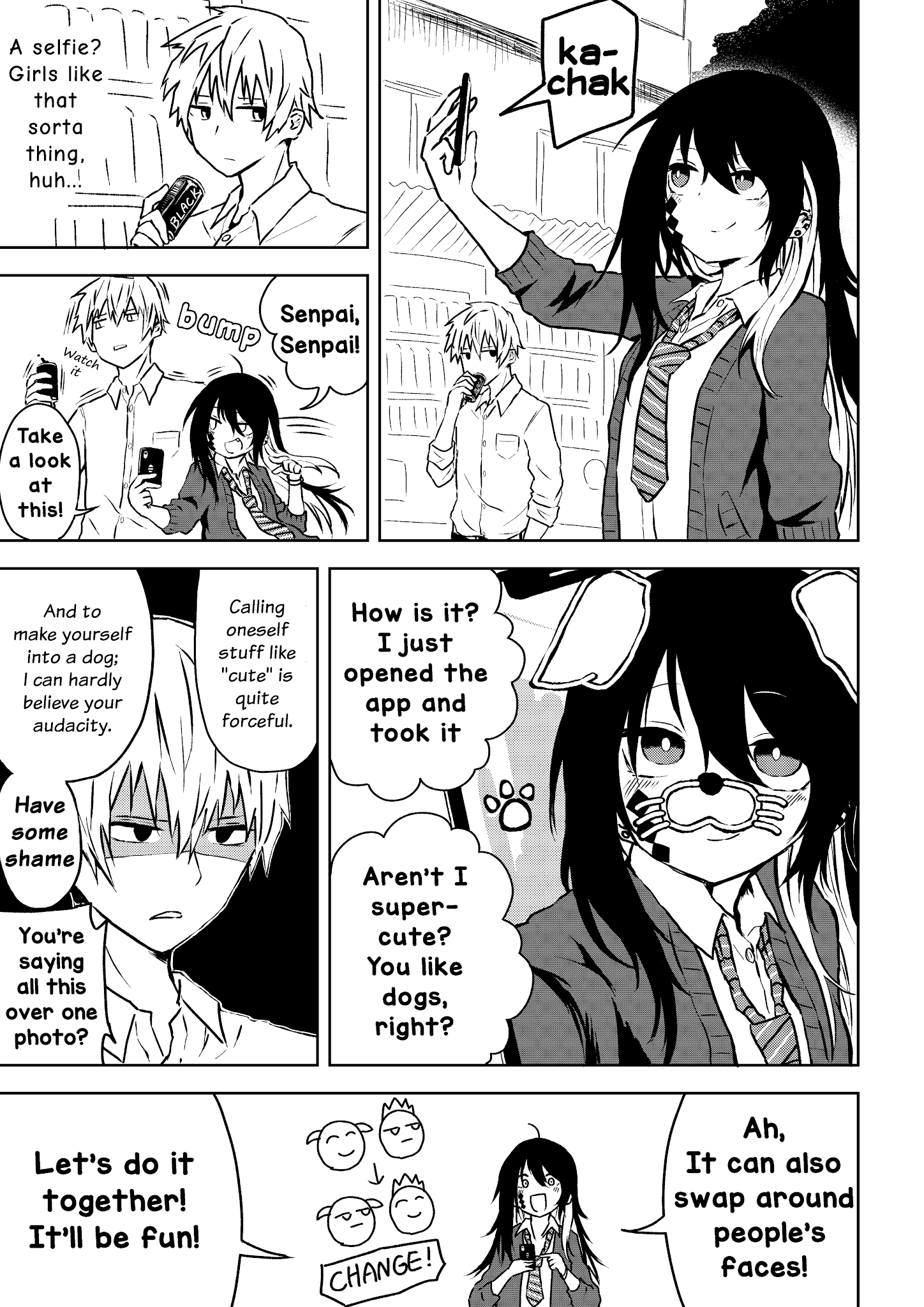 Klutzy, Gullible Nishiga Hachi chapter 6 - page 1