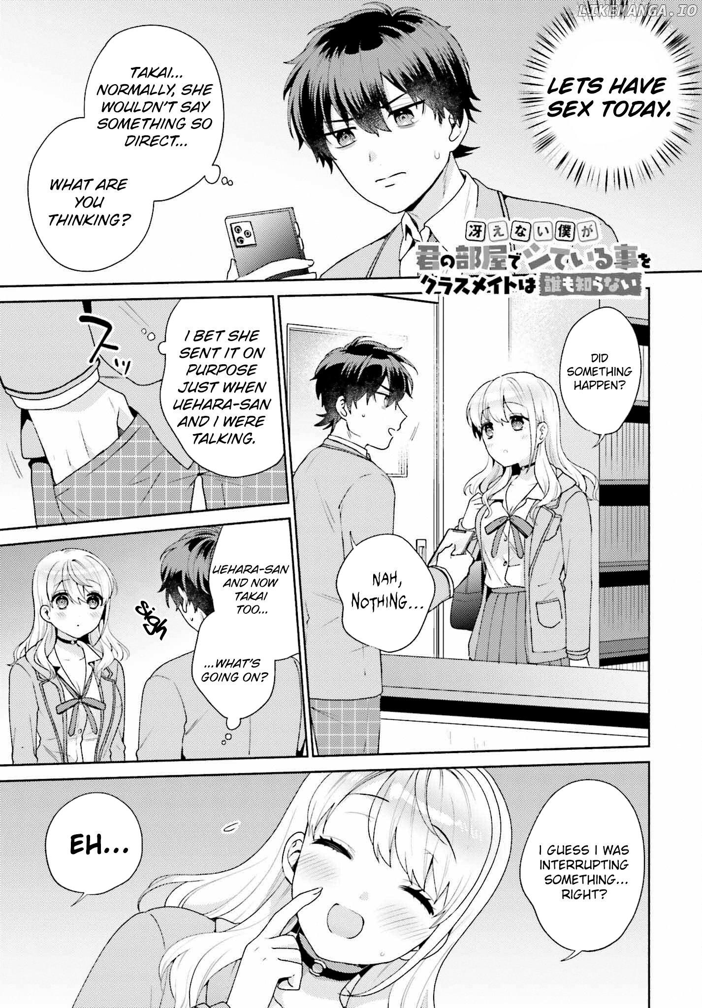 Saenai Boku Ga Kimi No Heya De Shiteiru Koto Wo Kurasumeito Wa Dare Mo Shiranai chapter 3 - page 1