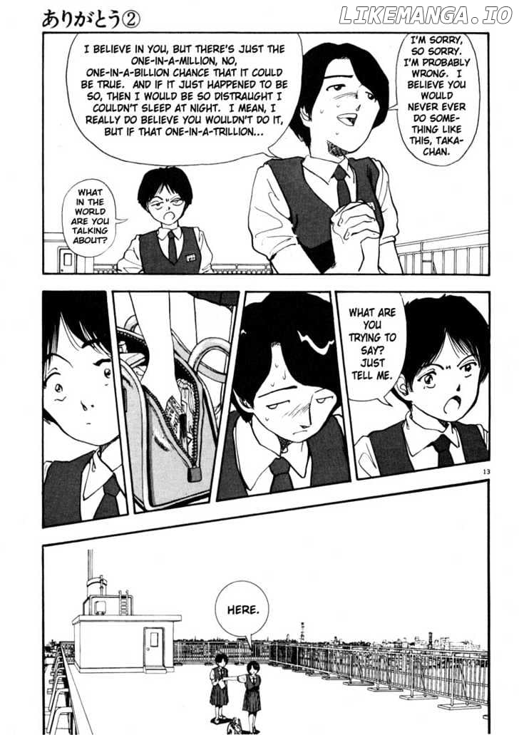 Arigatou chapter 15 - page 13