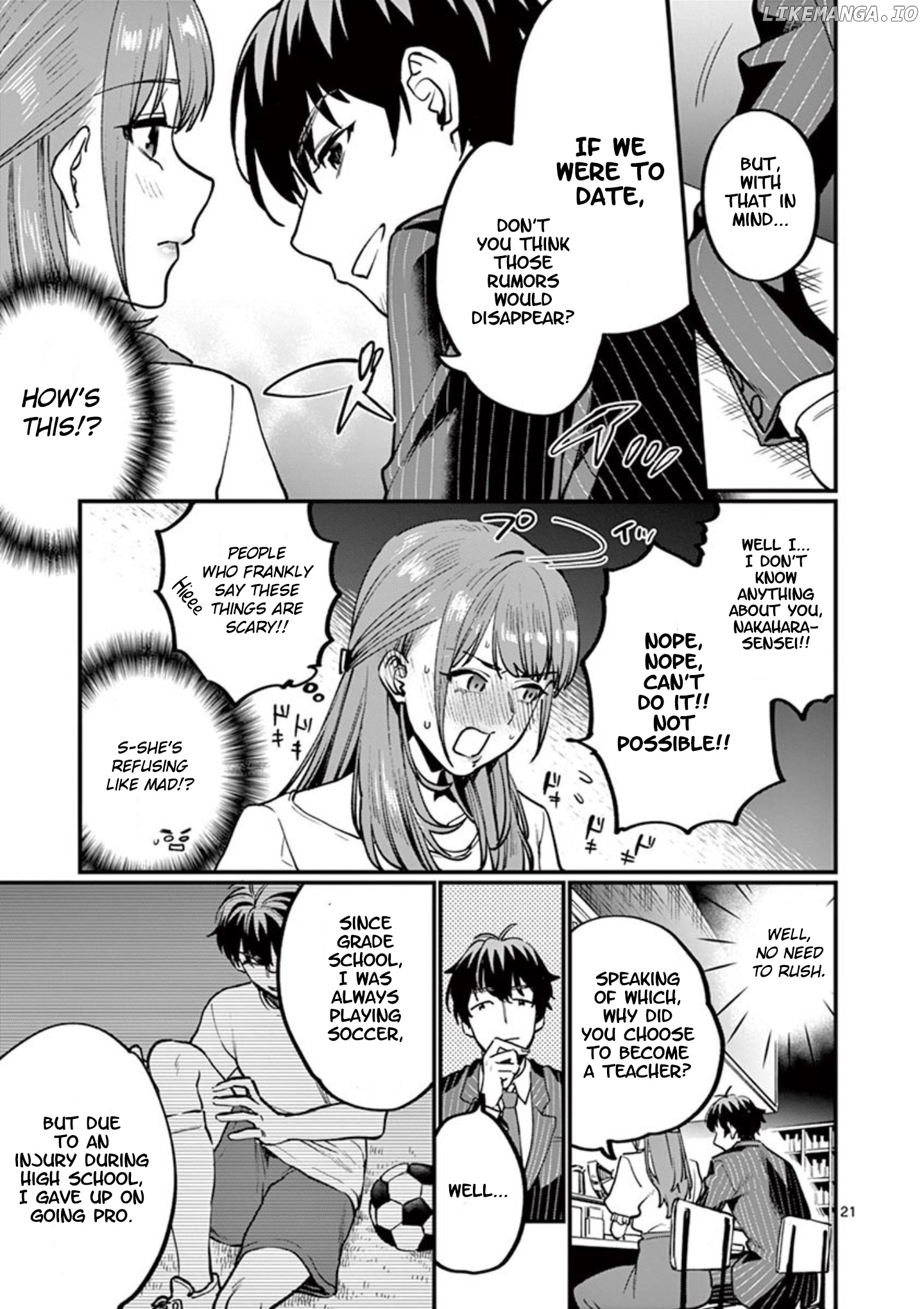 Sensei de ○○ shicha ikemasen! chapter 3 - page 21