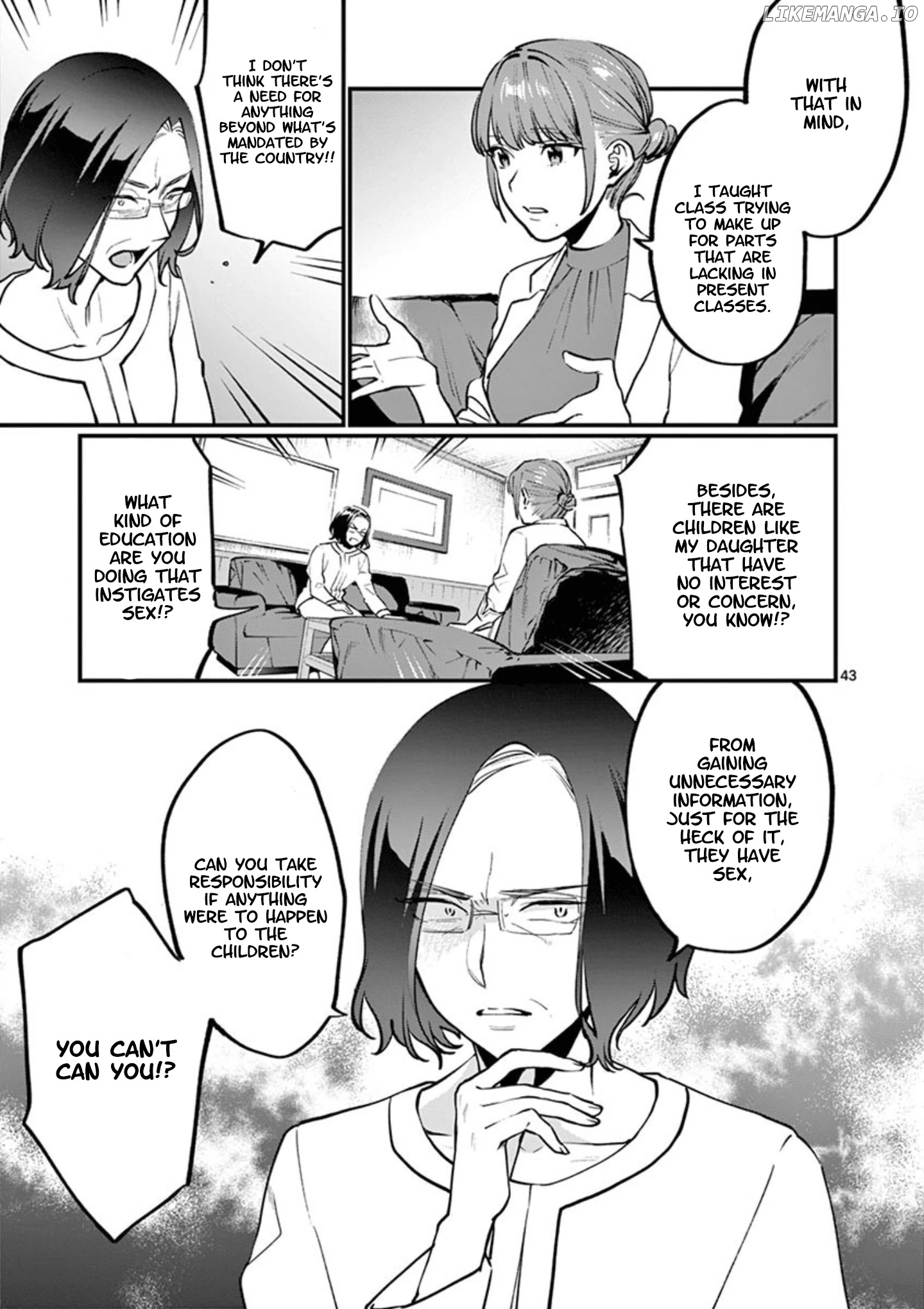 Sensei de ○○ shicha ikemasen! chapter 9 - page 44