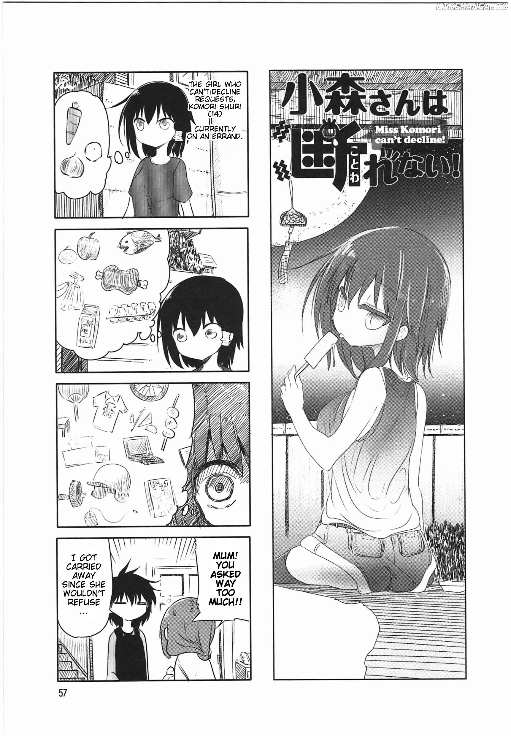 Komori-San Wa Kotowarenai! chapter 8 - page 1