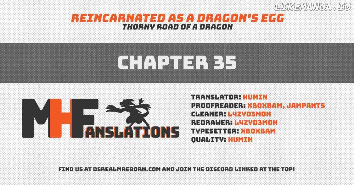 Reincarnated as a Dragon's Egg - Thorny Road of a Dragon Chapter 35 - page 1