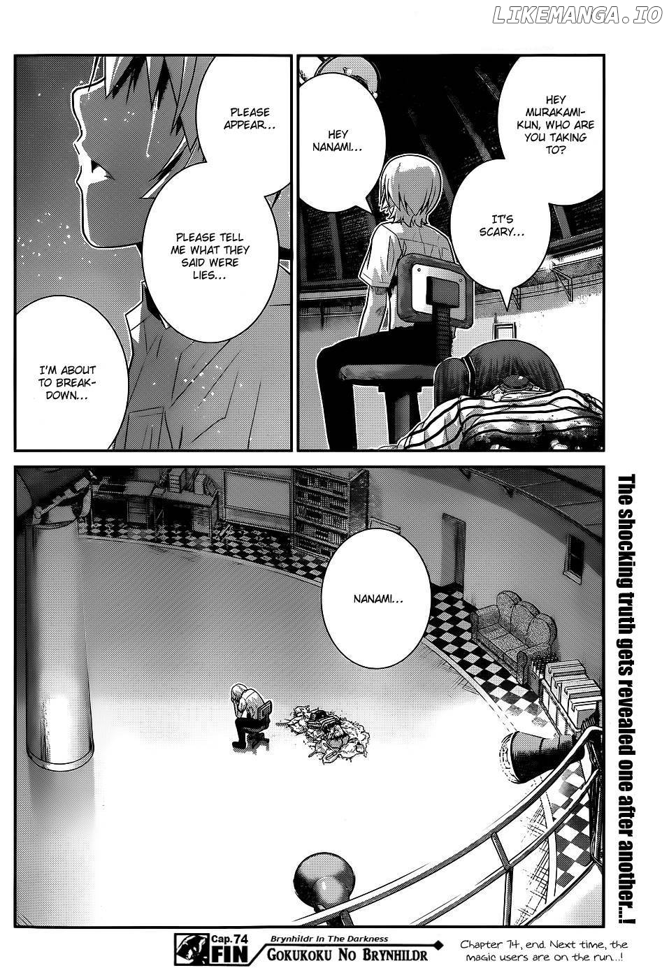 Gokukoku no Brynhildr Chapter 74 - page 20