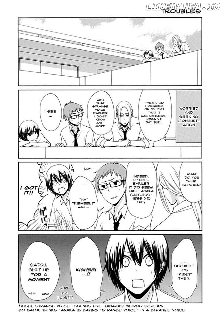 Tanaka-kun wa Itsumo Kedaruge chapter 3 - page 12