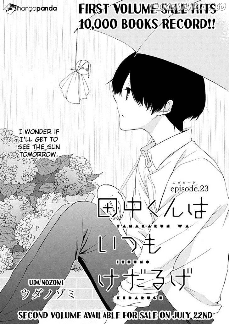 Tanaka-kun wa Itsumo Kedaruge chapter 23 - page 2