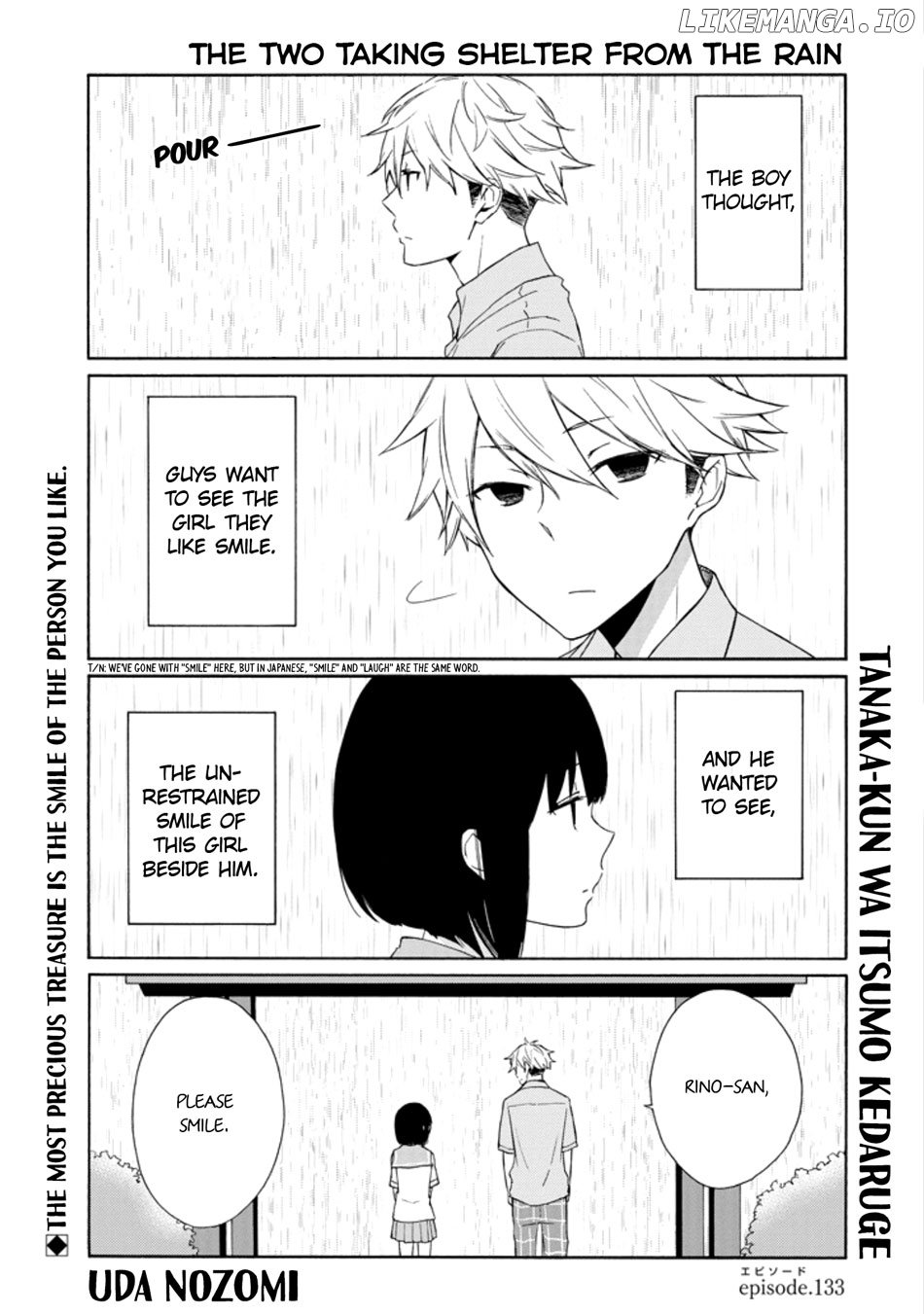 Tanaka-kun wa Itsumo Kedaruge chapter 133 - page 1