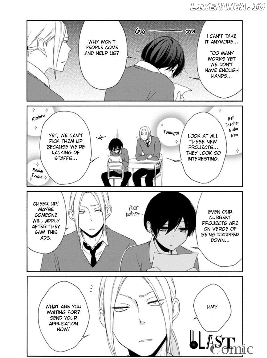 Tanaka-kun wa Itsumo Kedaruge chapter 56 - page 15