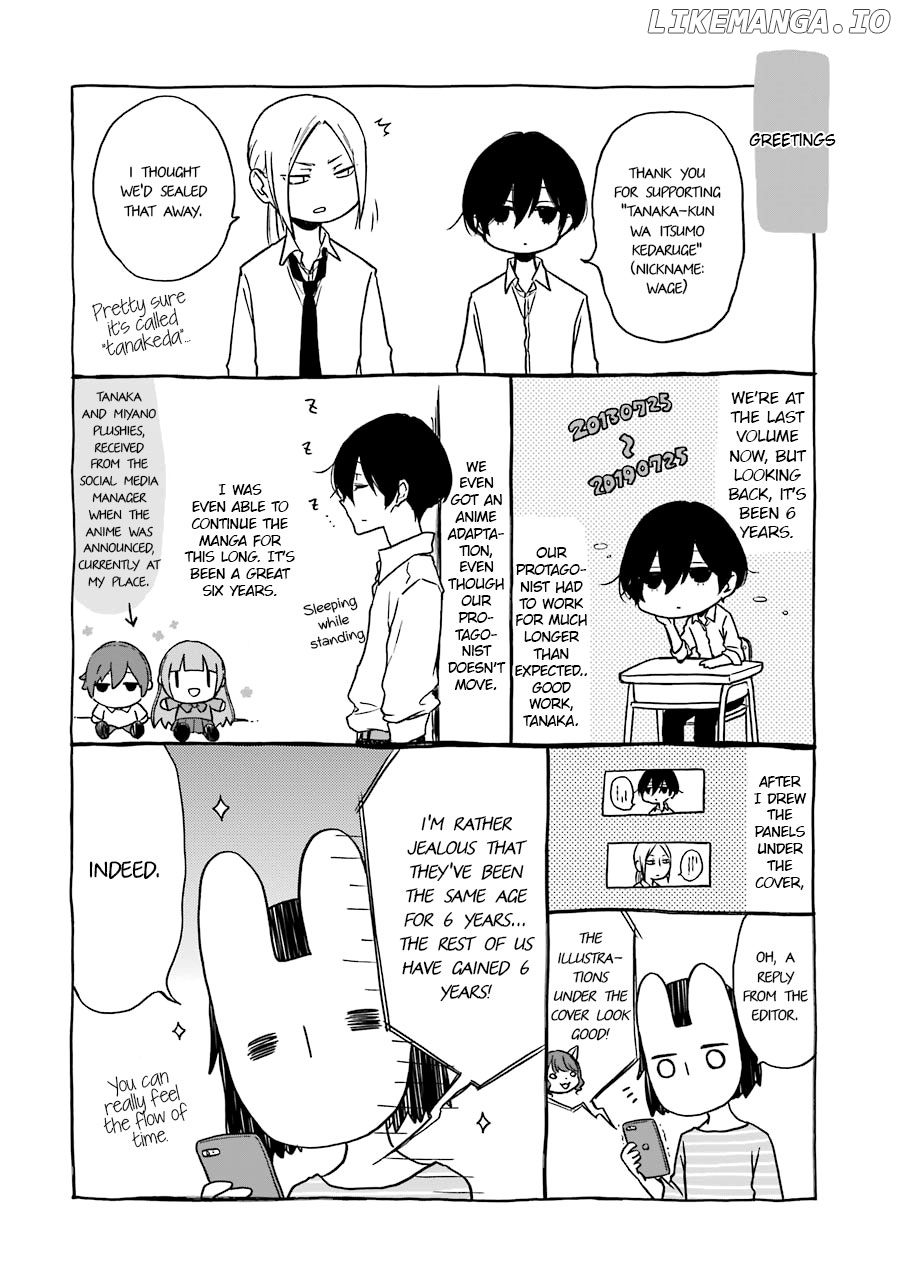 Tanaka-kun wa Itsumo Kedaruge chapter 140 - page 20