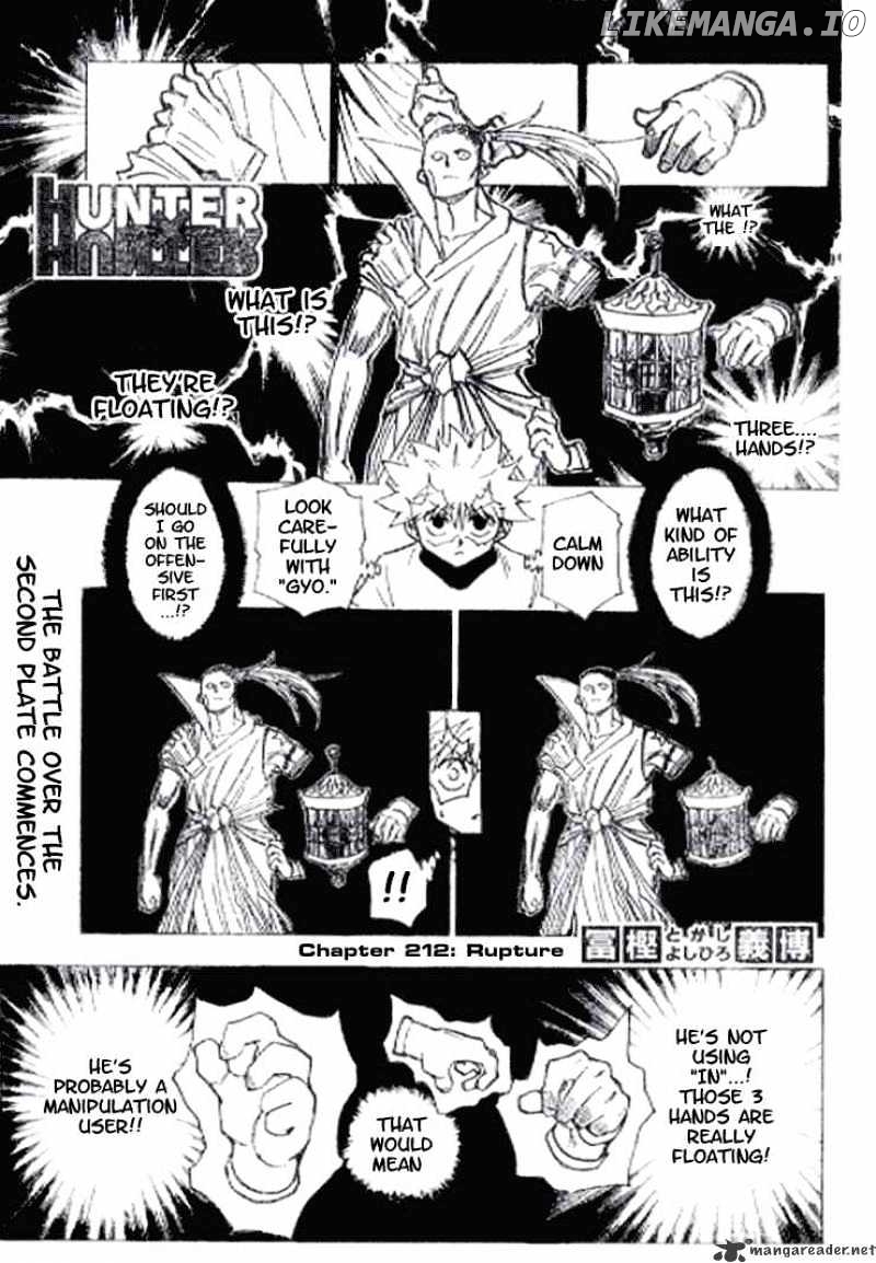 Hunter X Hunter chapter 212 - page 3