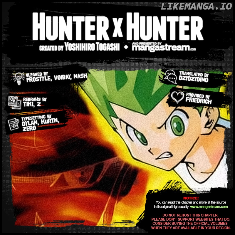 Hunter X Hunter chapter 376 - page 2