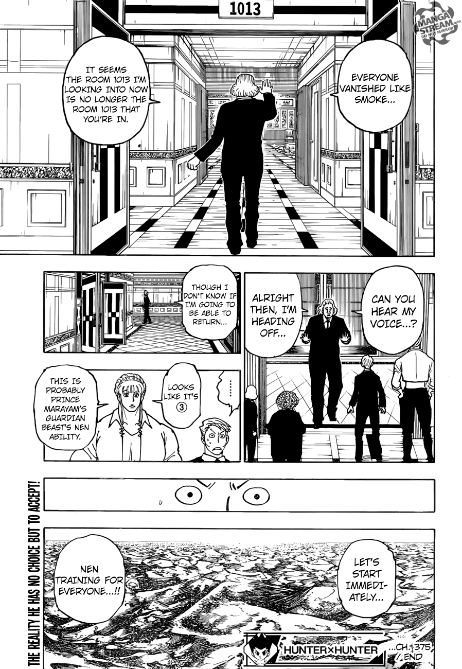 Hunter X Hunter chapter 375 - page 20