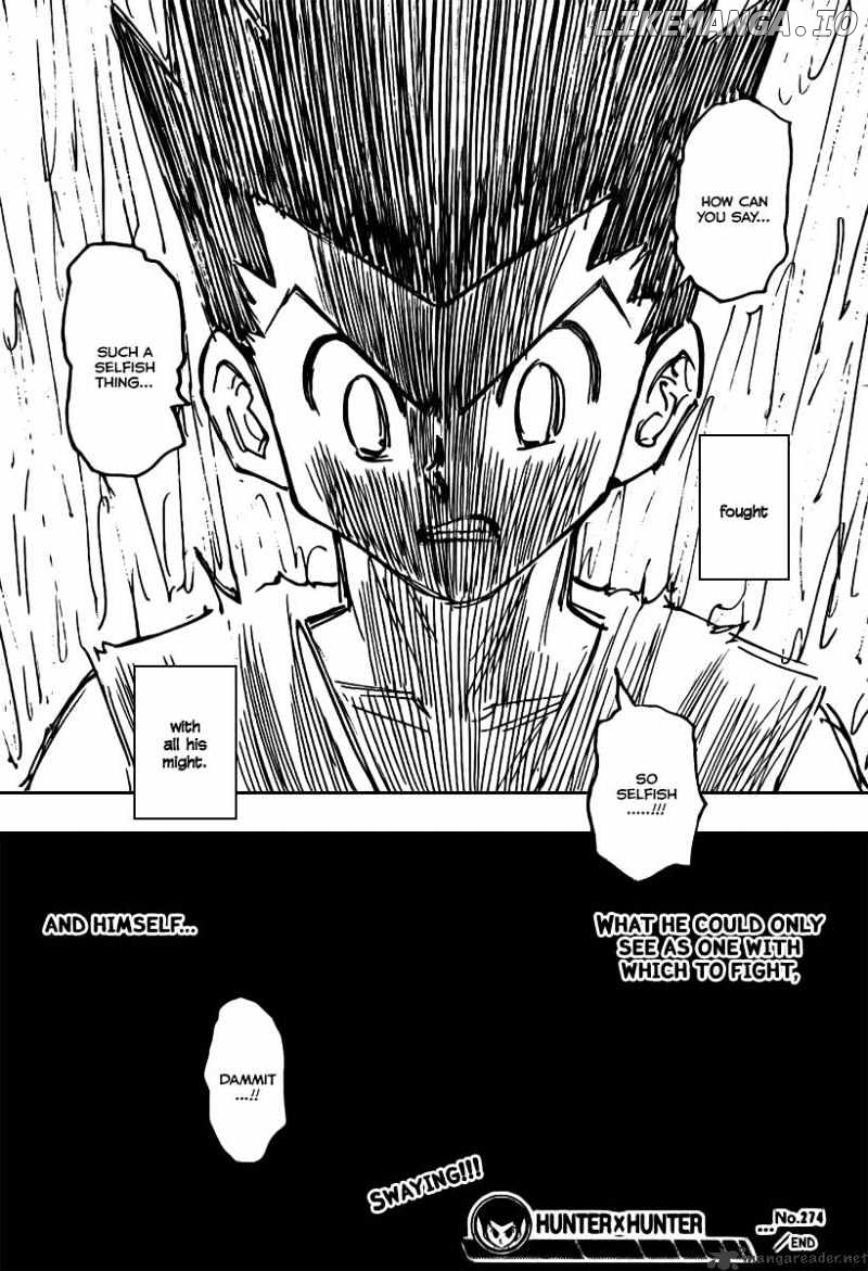 Hunter X Hunter chapter 274 - page 18