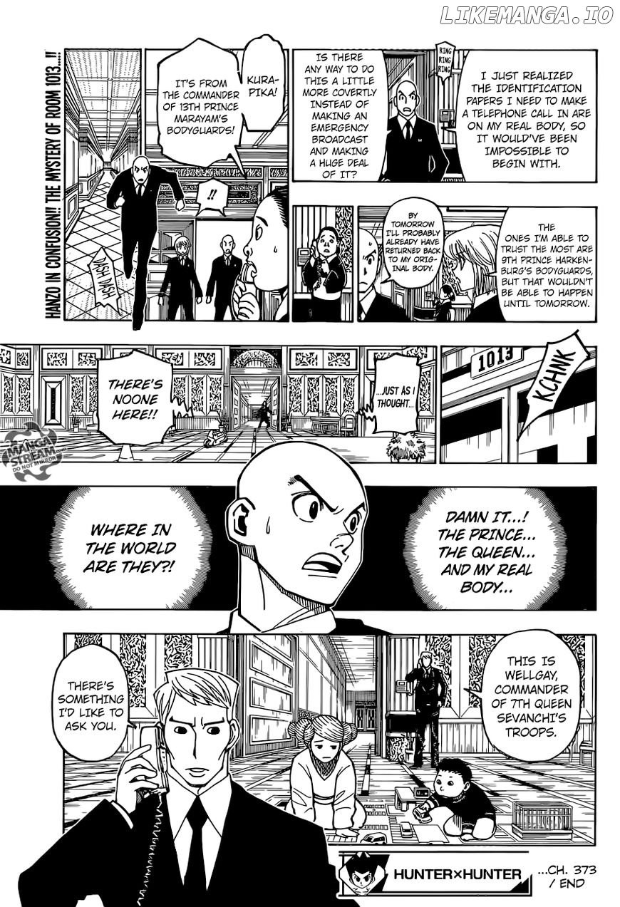 Hunter X Hunter chapter 373 - page 21