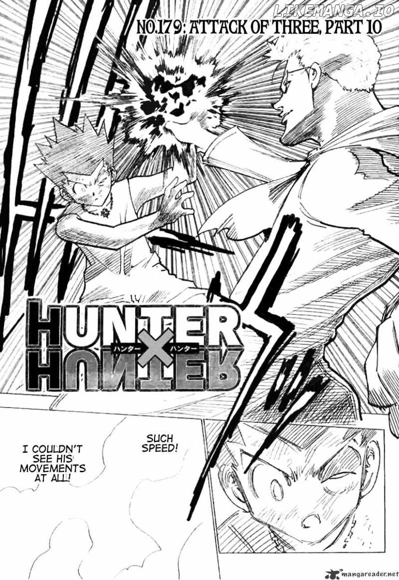 Hunter X Hunter chapter 179 - page 3