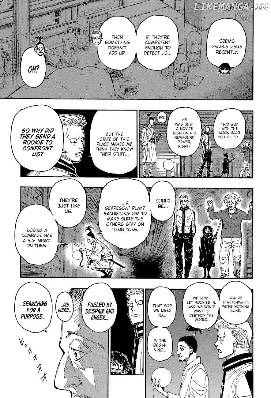 Hunter X Hunter chapter 395 - page 8