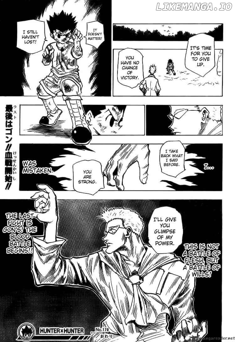 Hunter X Hunter chapter 178 - page 15