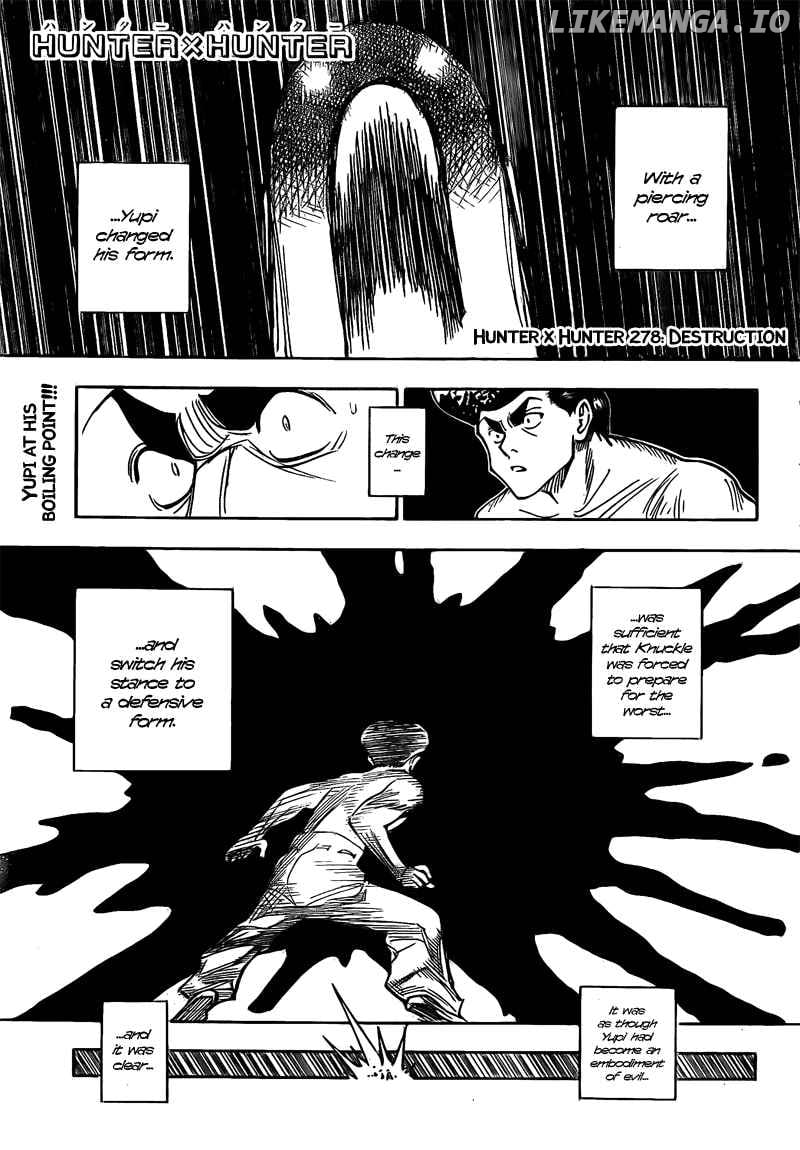 Hunter X Hunter chapter 278.1 - page 2