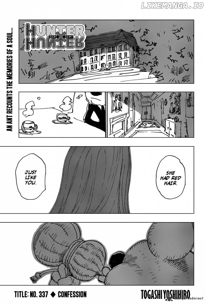 Hunter X Hunter chapter 337 - page 2