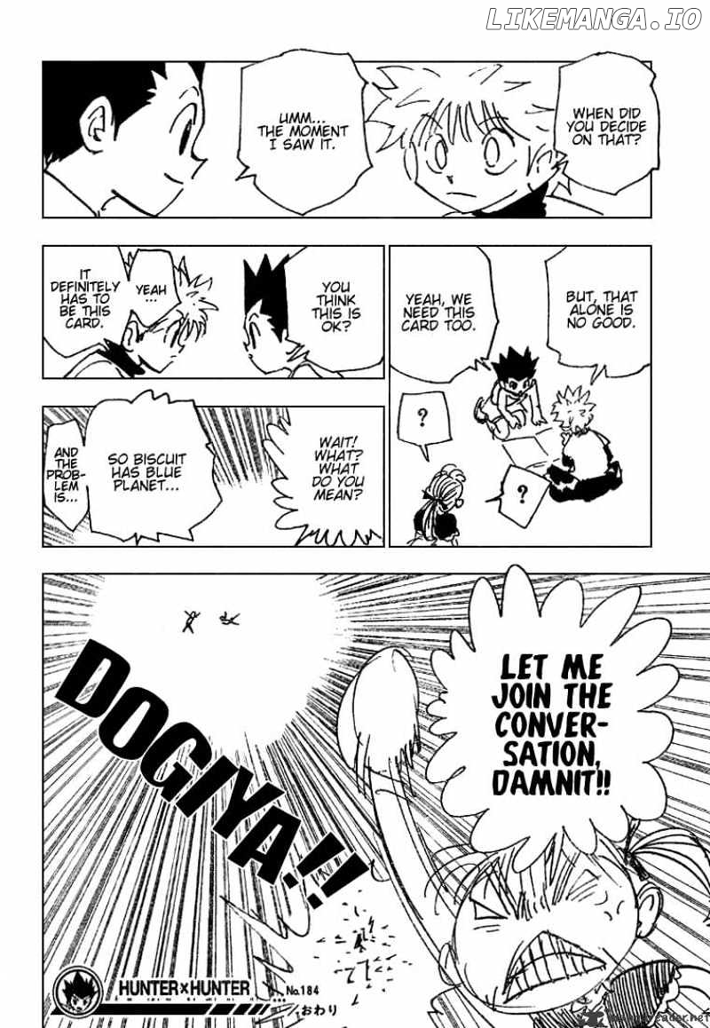 Hunter X Hunter chapter 184 - page 14