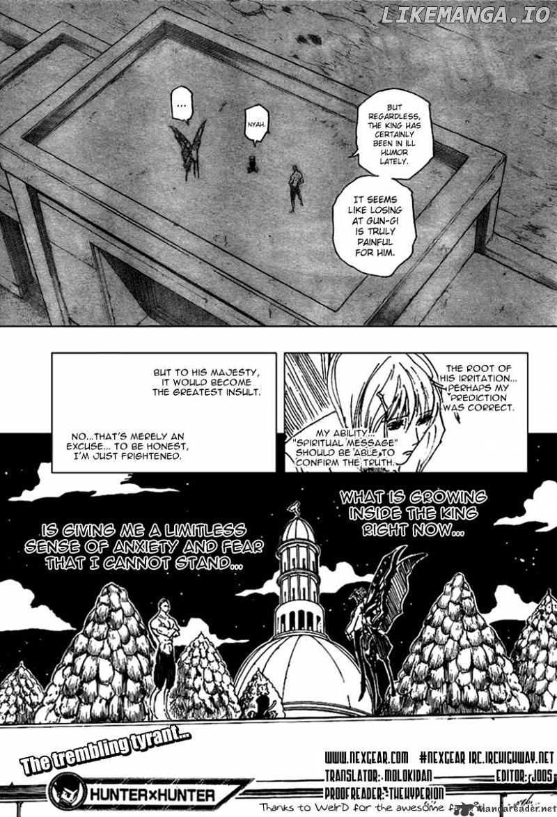 Hunter X Hunter chapter 261 - page 19