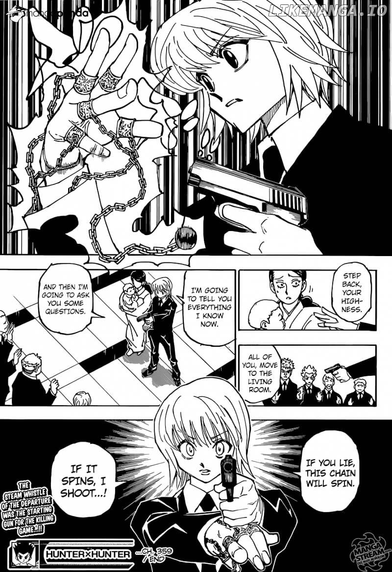 Hunter X Hunter chapter 359 - page 18