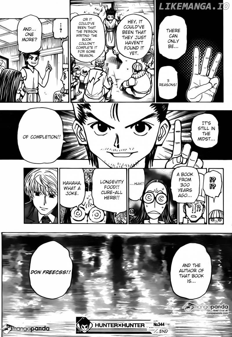 Hunter X Hunter chapter 344 - page 17