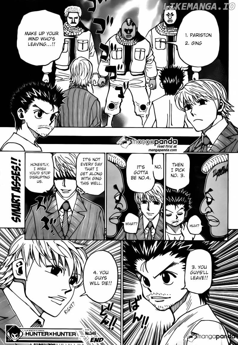 Hunter X Hunter chapter 346 - page 18