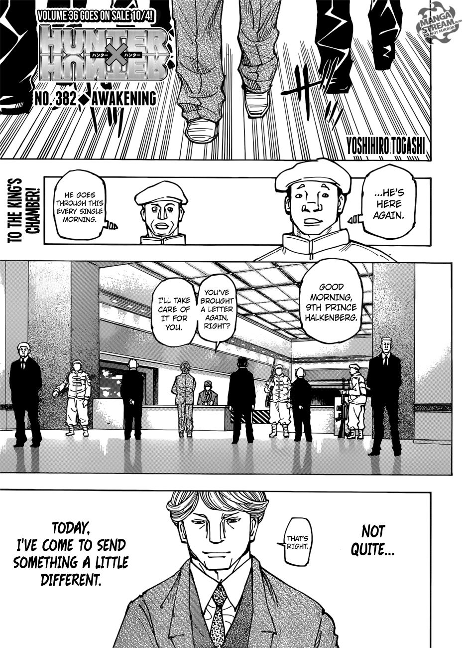 Hunter X Hunter chapter 382 - page 1