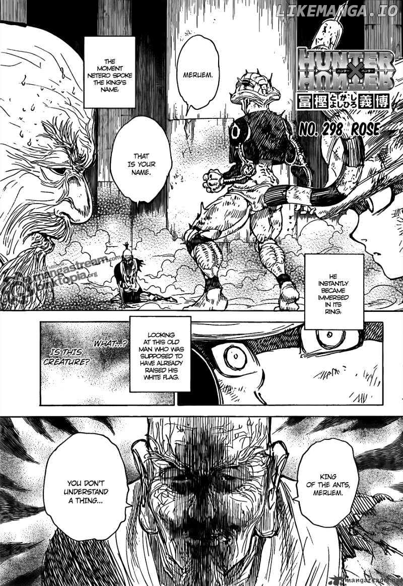 Hunter X Hunter chapter 298 - page 1