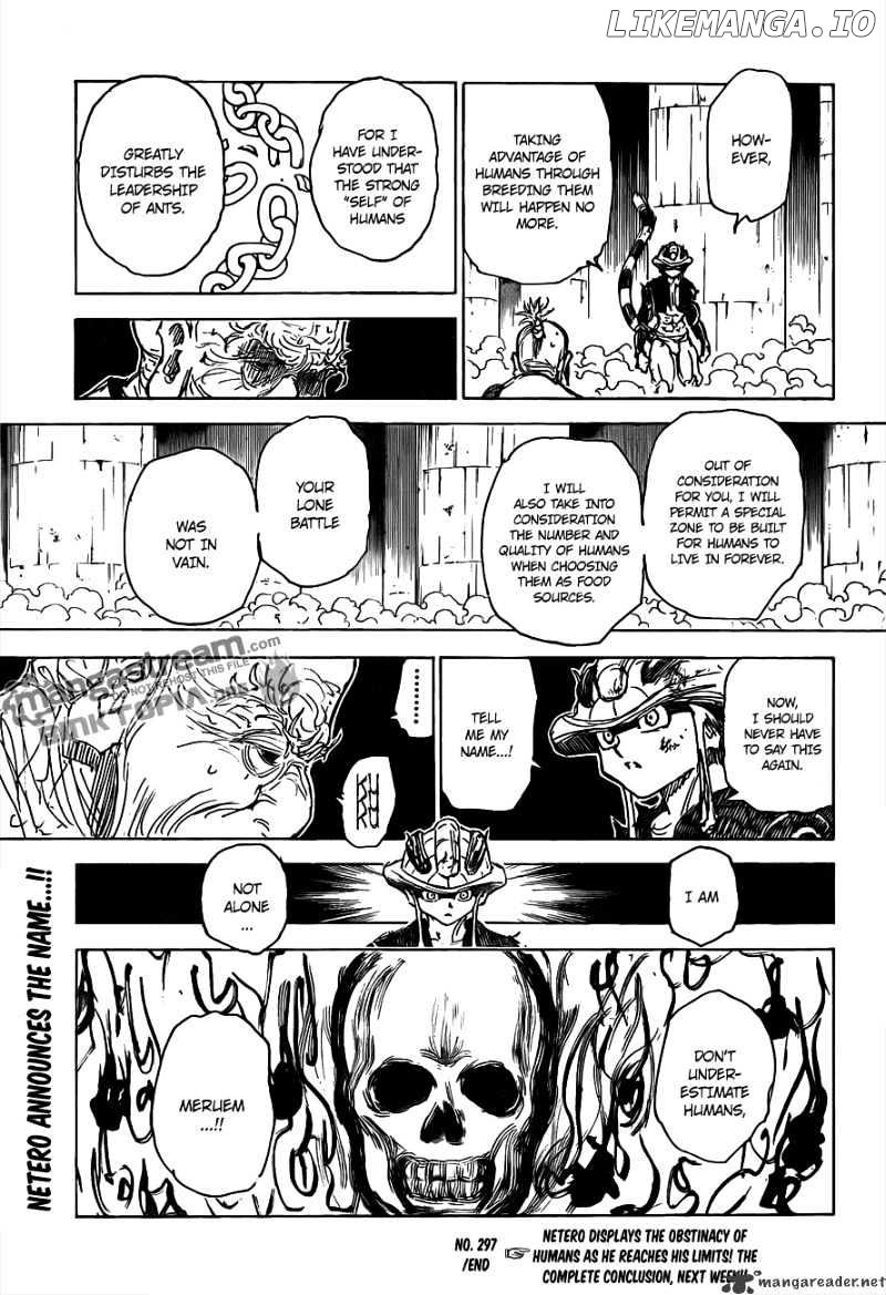 Hunter X Hunter chapter 297 - page 17