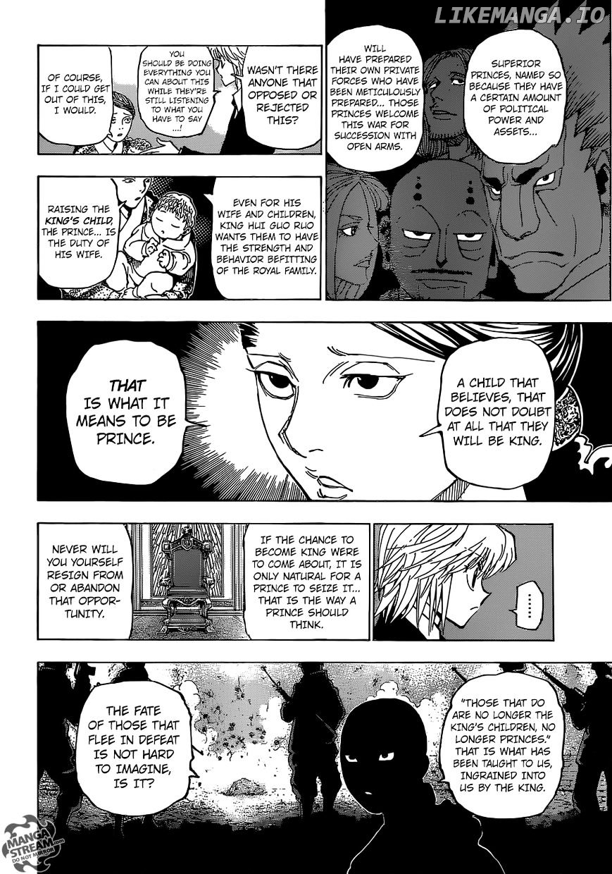 Hunter X Hunter chapter 350 - page 17