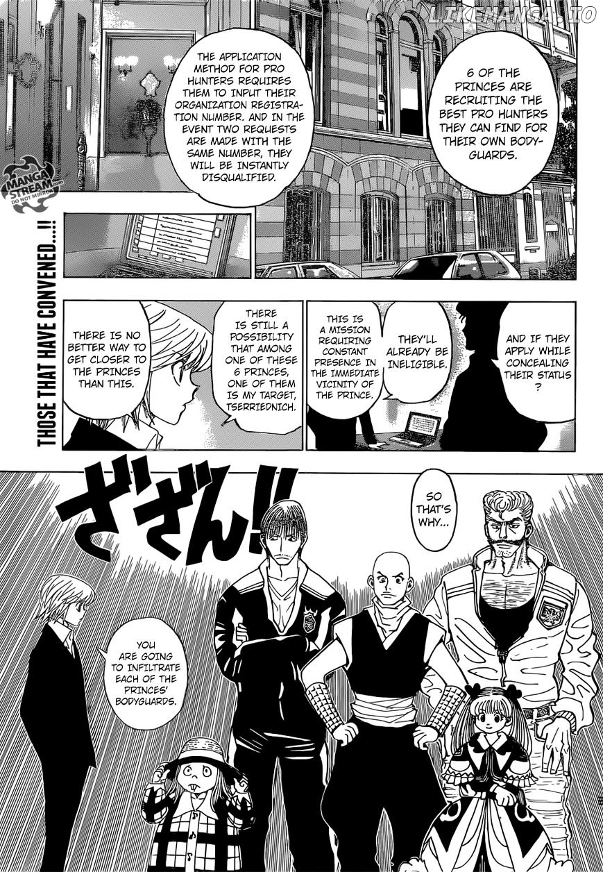 Hunter X Hunter chapter 350 - page 4