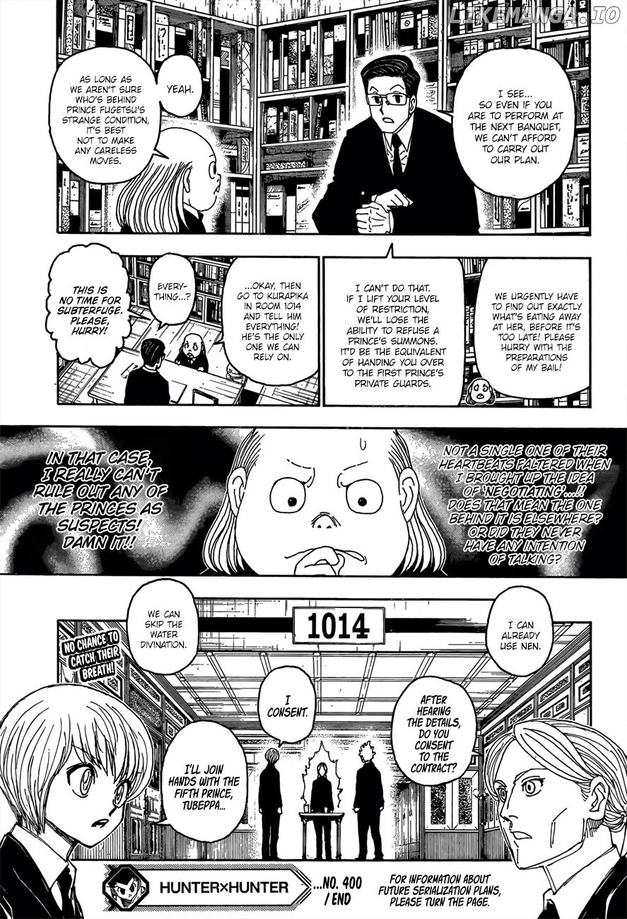 Hunter X Hunter chapter 400 - page 21