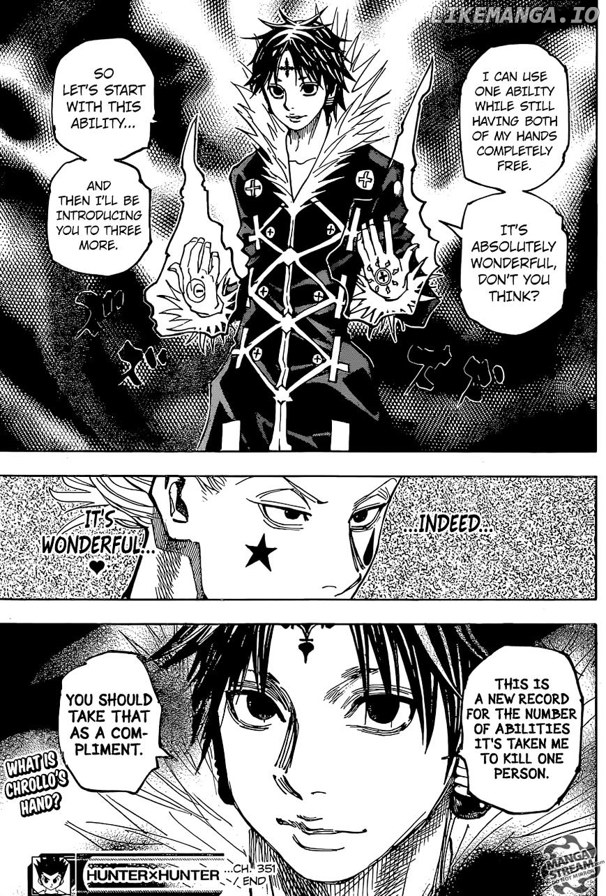 Hunter X Hunter chapter 351 - page 21