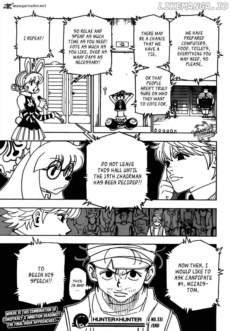 Hunter X Hunter chapter 331 - page 17