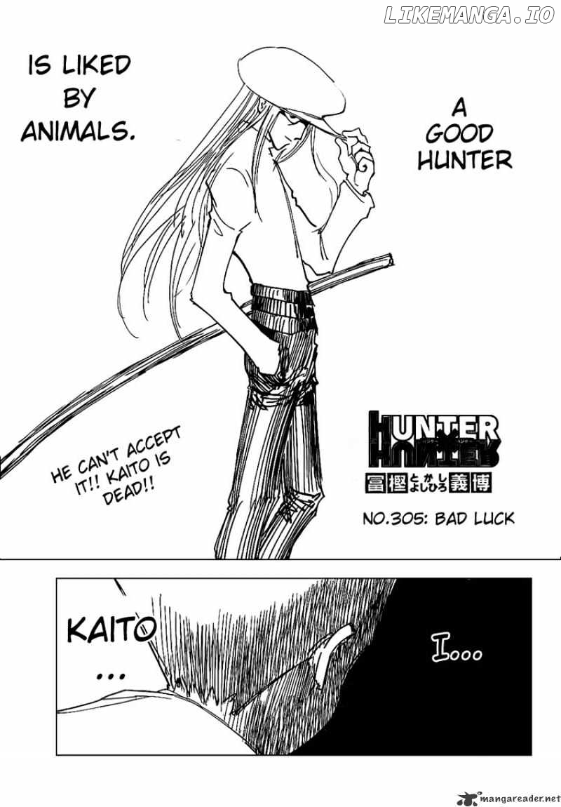 Hunter X Hunter chapter 305 - page 1