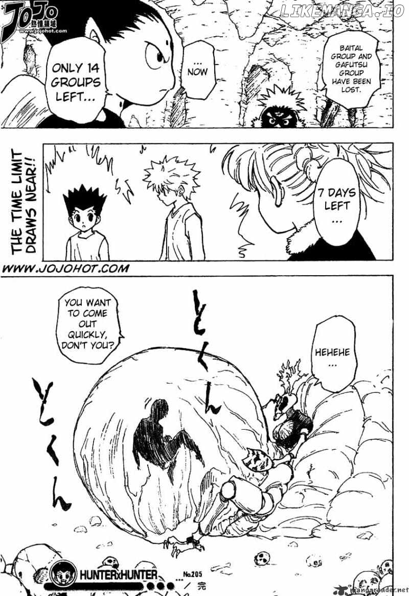 Hunter X Hunter chapter 205 - page 16