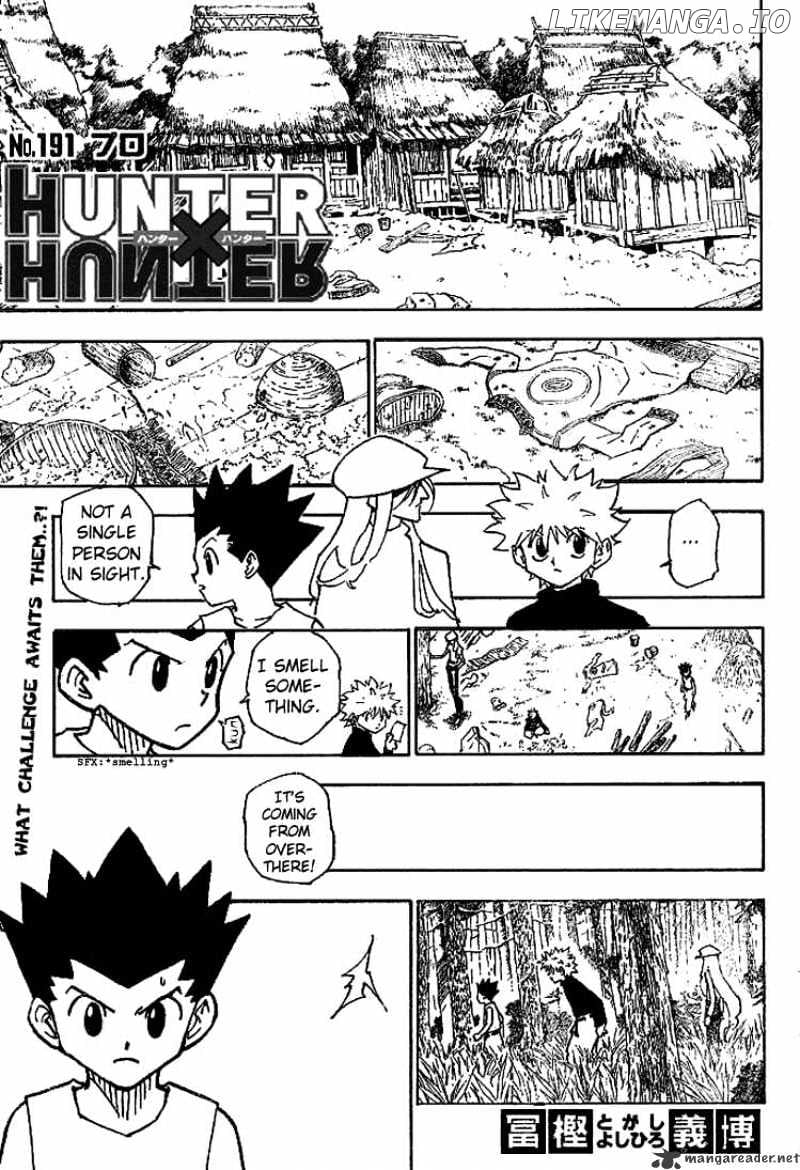 Hunter X Hunter chapter 191 - page 2