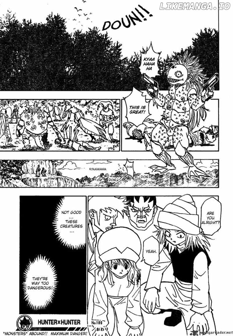 Hunter X Hunter chapter 189 - page 15