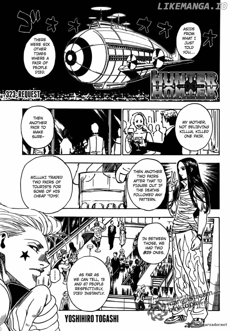 Hunter X Hunter chapter 323 - page 1