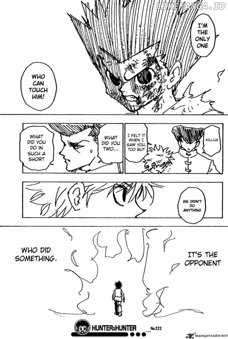 Hunter X Hunter chapter 222 - page 15