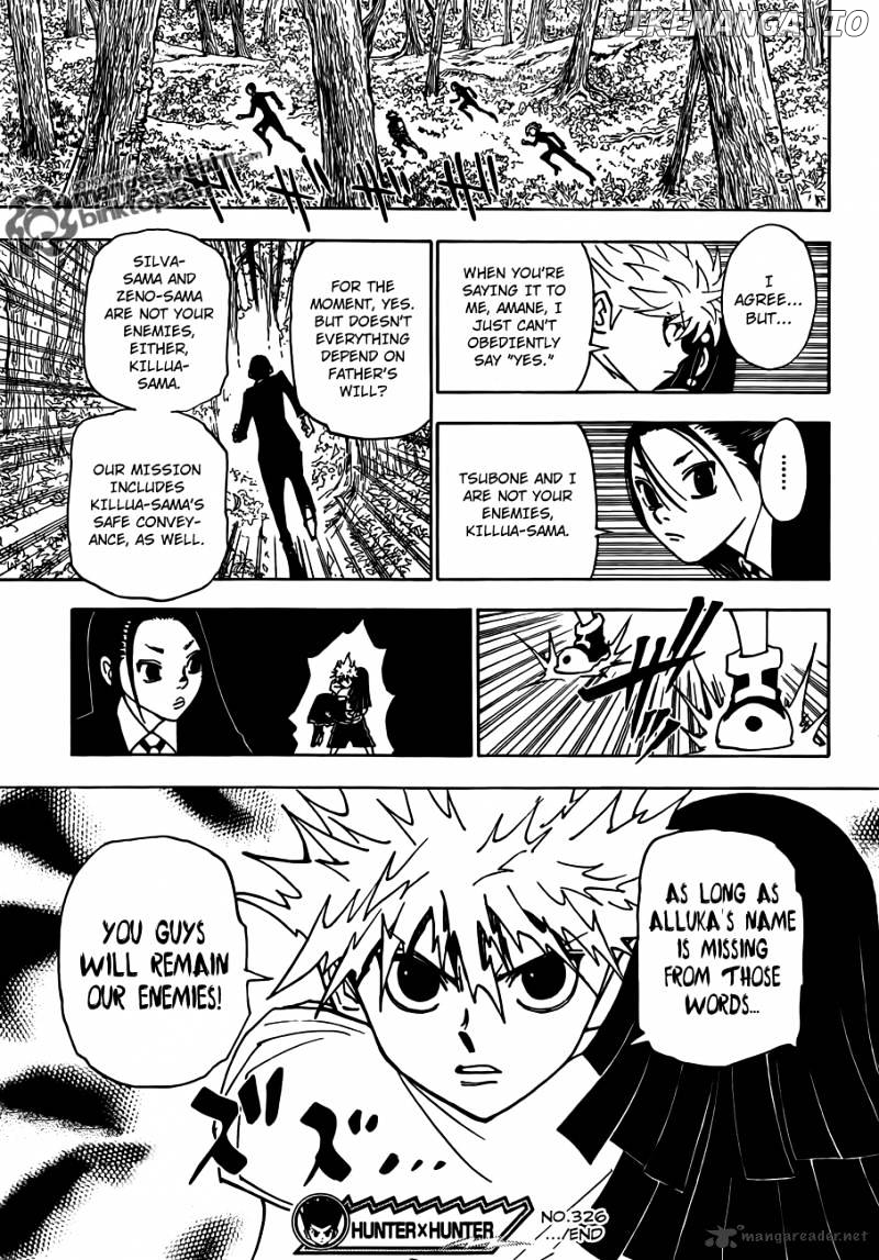 Hunter X Hunter chapter 326 - page 19