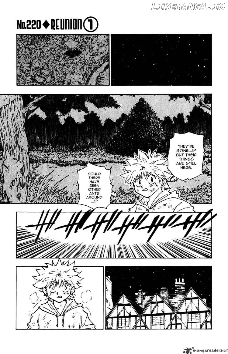 Hunter X Hunter chapter 220 - page 1