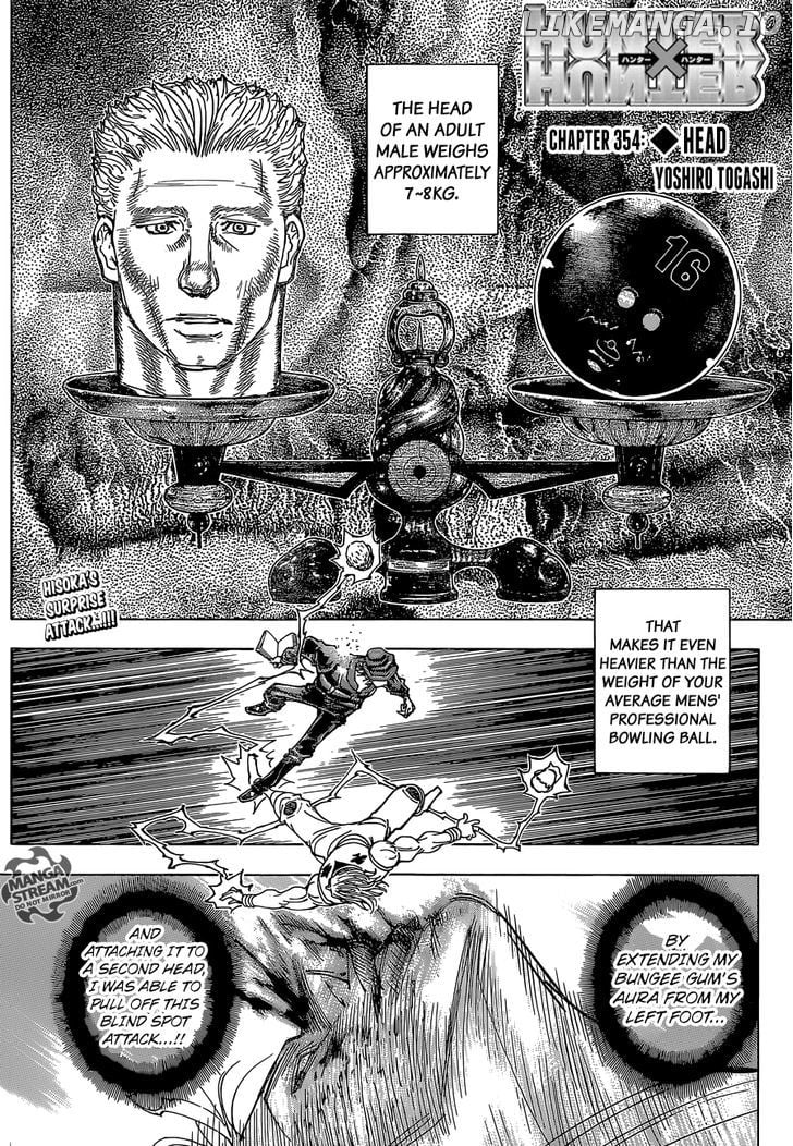 Hunter X Hunter chapter 354 - page 1