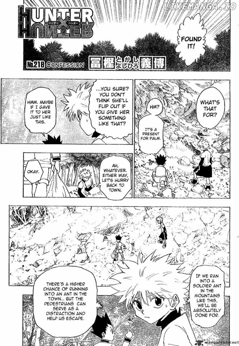 Hunter X Hunter chapter 218 - page 2